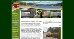 Desktop Screenshot of clywedogtroutfishing.co.uk