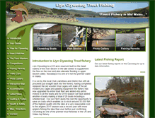 Tablet Screenshot of clywedogtroutfishing.co.uk